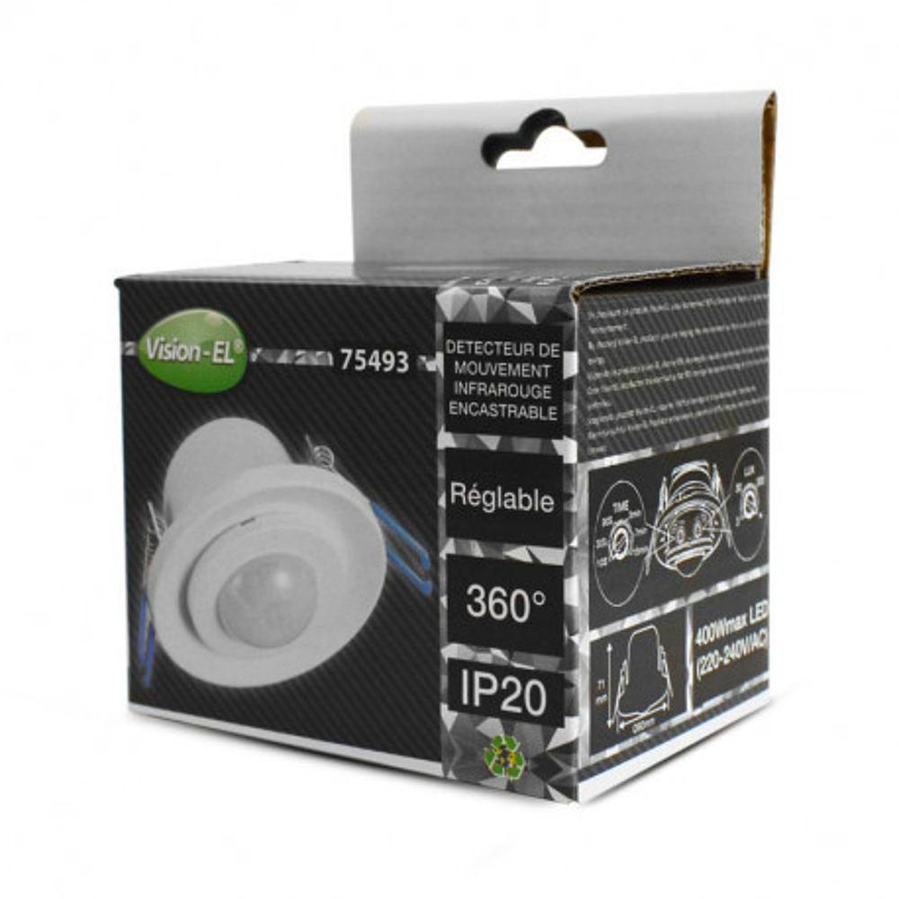 DT MOUVEMENT IR LED ENCA 360°